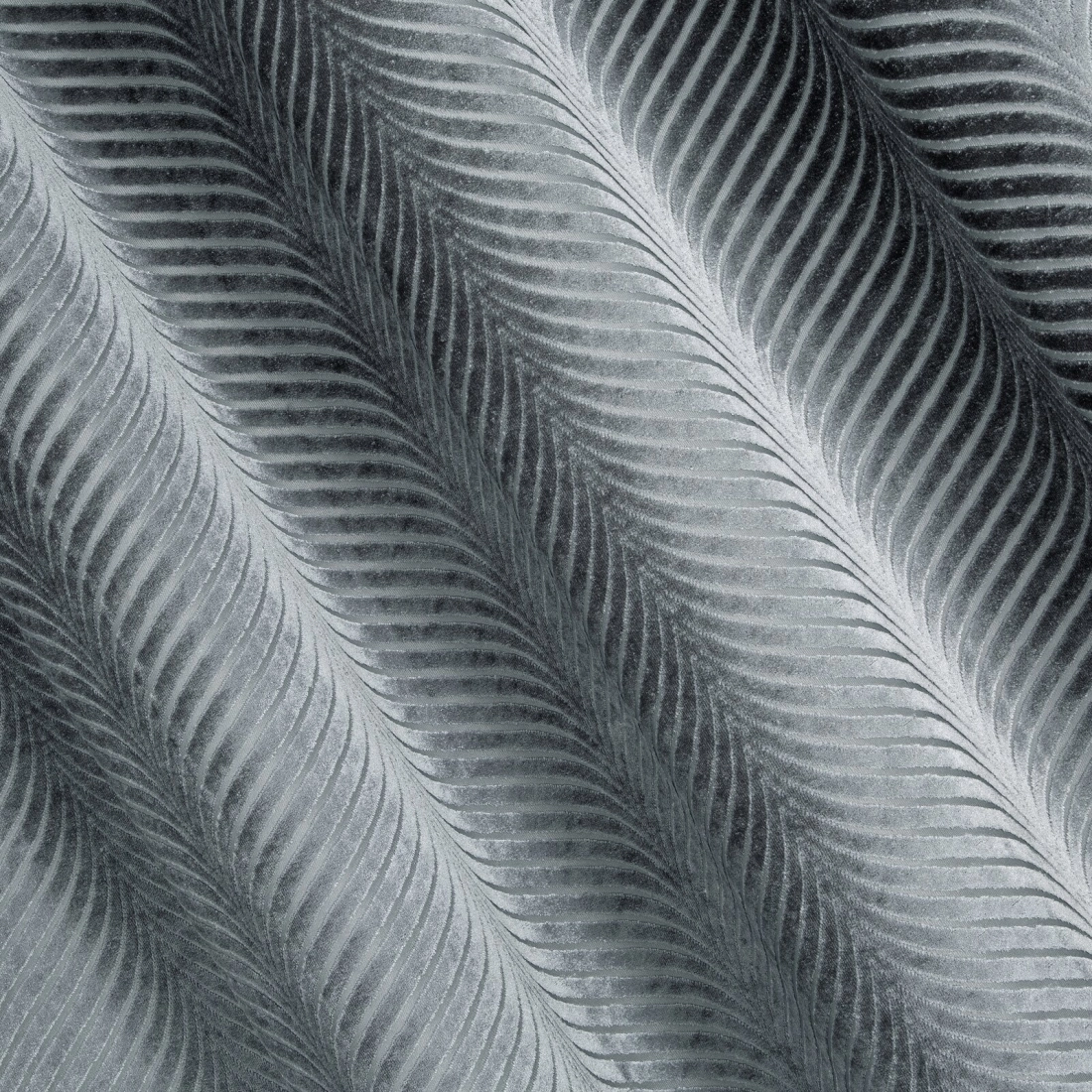 Záves 140x250 cm zamatový oceľový na kovové krúžky LUSSI