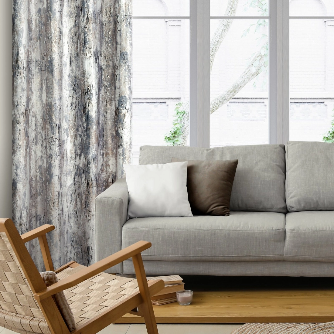 Záves 140x250 cm zamatový oceľový na kovové krúžky MALIA