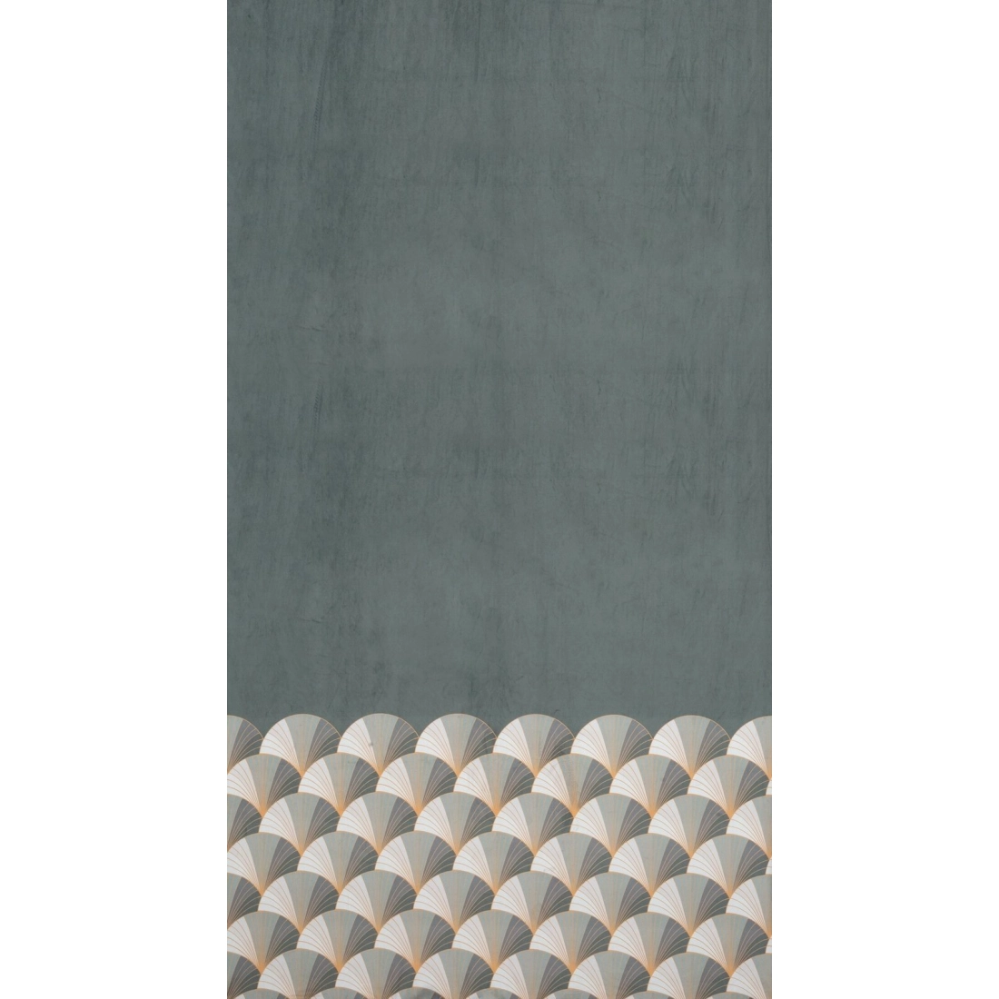 Záves 140x250 cm zamatový oceľový svetlosivý na kovové krúžky GINA - Design 91