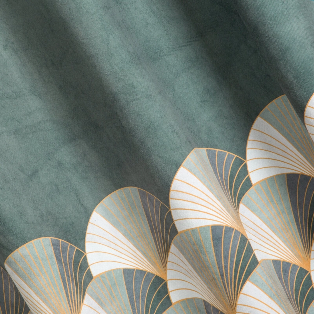 Záves 140x250 cm zamatový oceľový svetlosivý na kovové krúžky GINA - Design 91