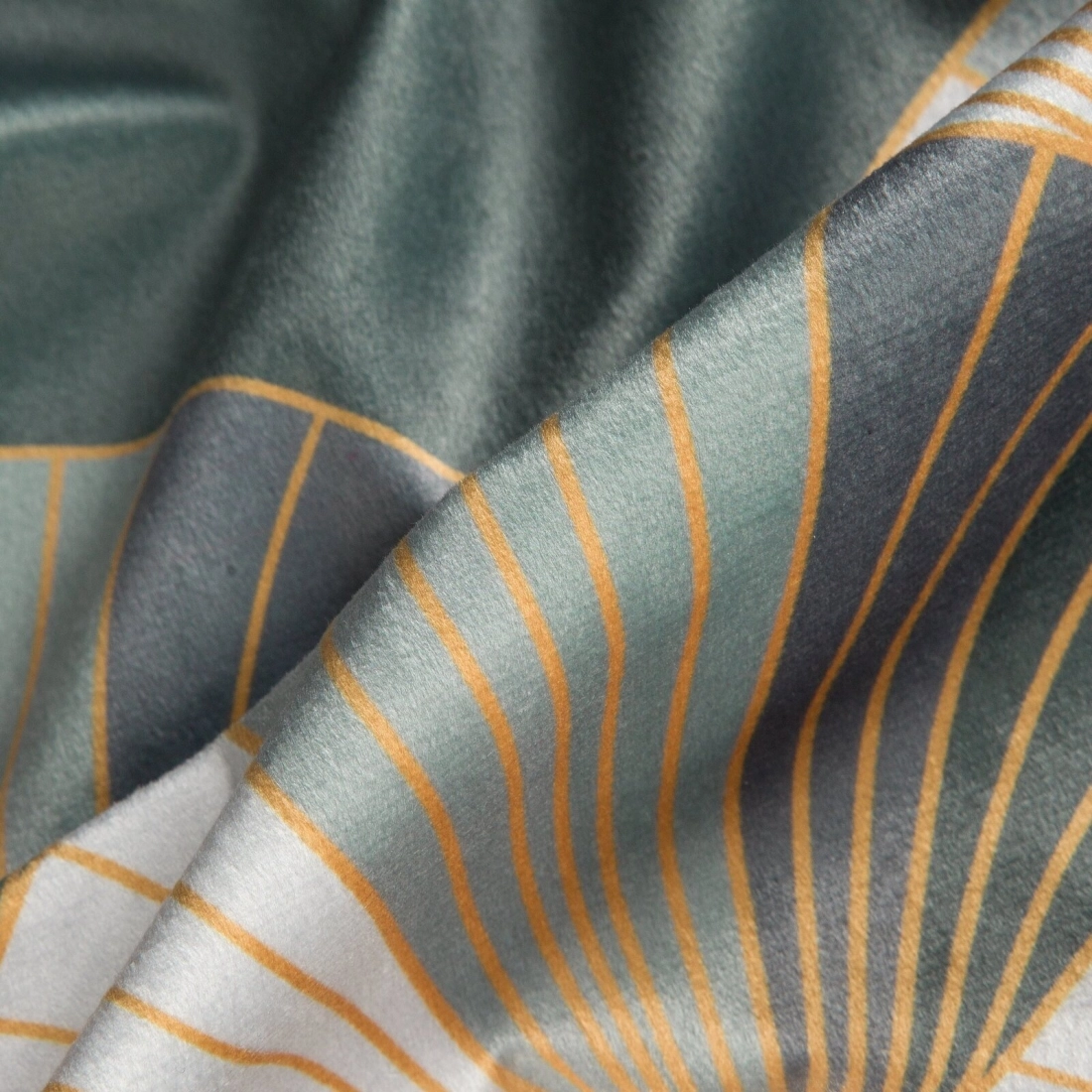 Záves 140x250 cm zamatový oceľový svetlosivý na kovové krúžky GINA - Design 91