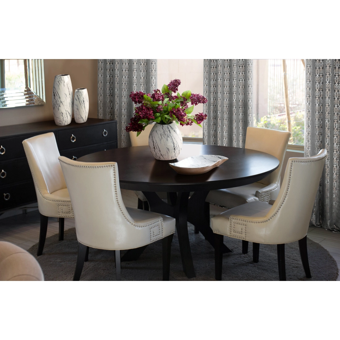 Záves 140x250 cm zamatový oceľový zlatý na kovové krúžky LAURA