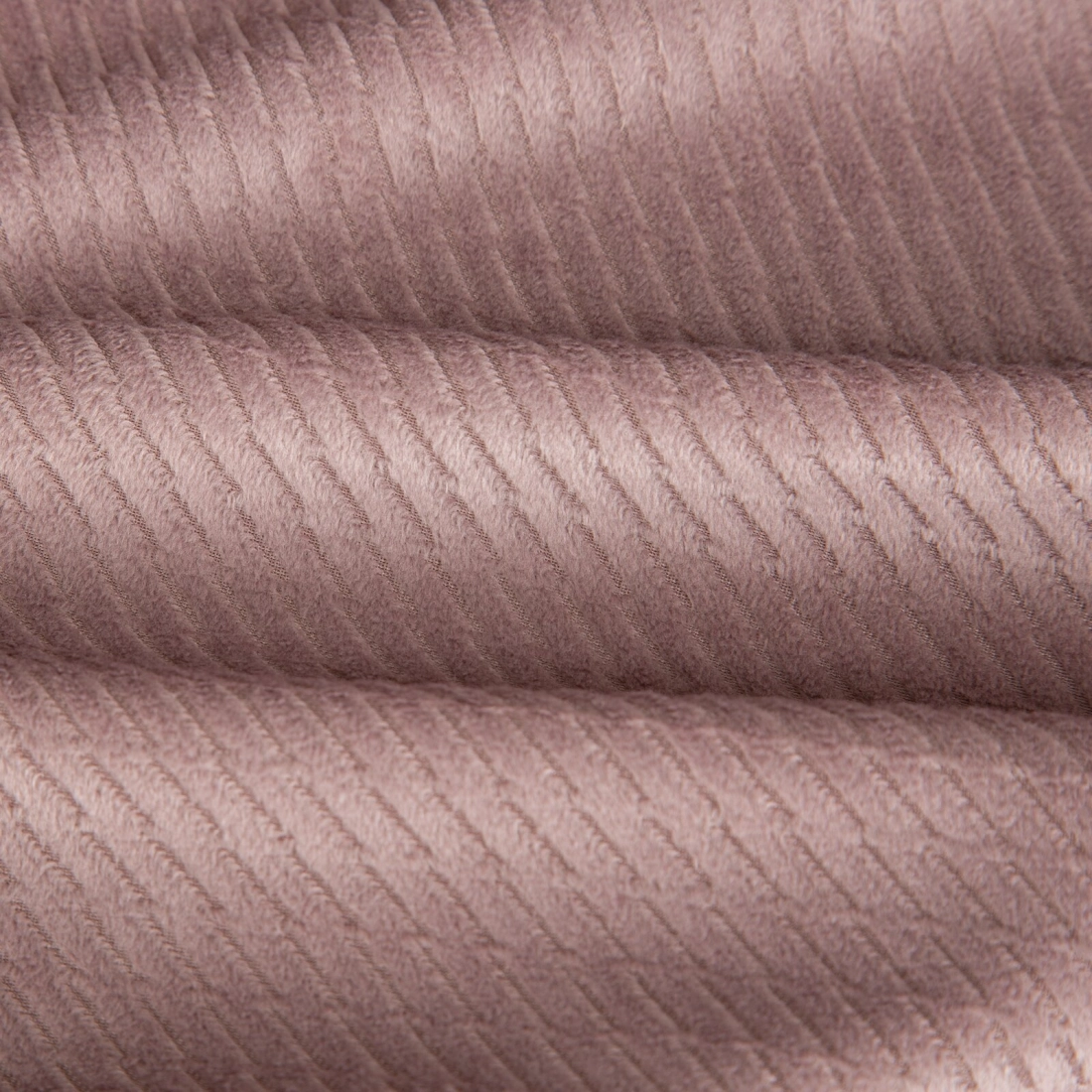 Závěs 140 x 250 cm sametový pudrově růžový na kovových kroužcích ELIZA