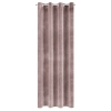 Záves 140x250 cm zamatový púdrovo ružový na kovové krúžky RIA Diva Line