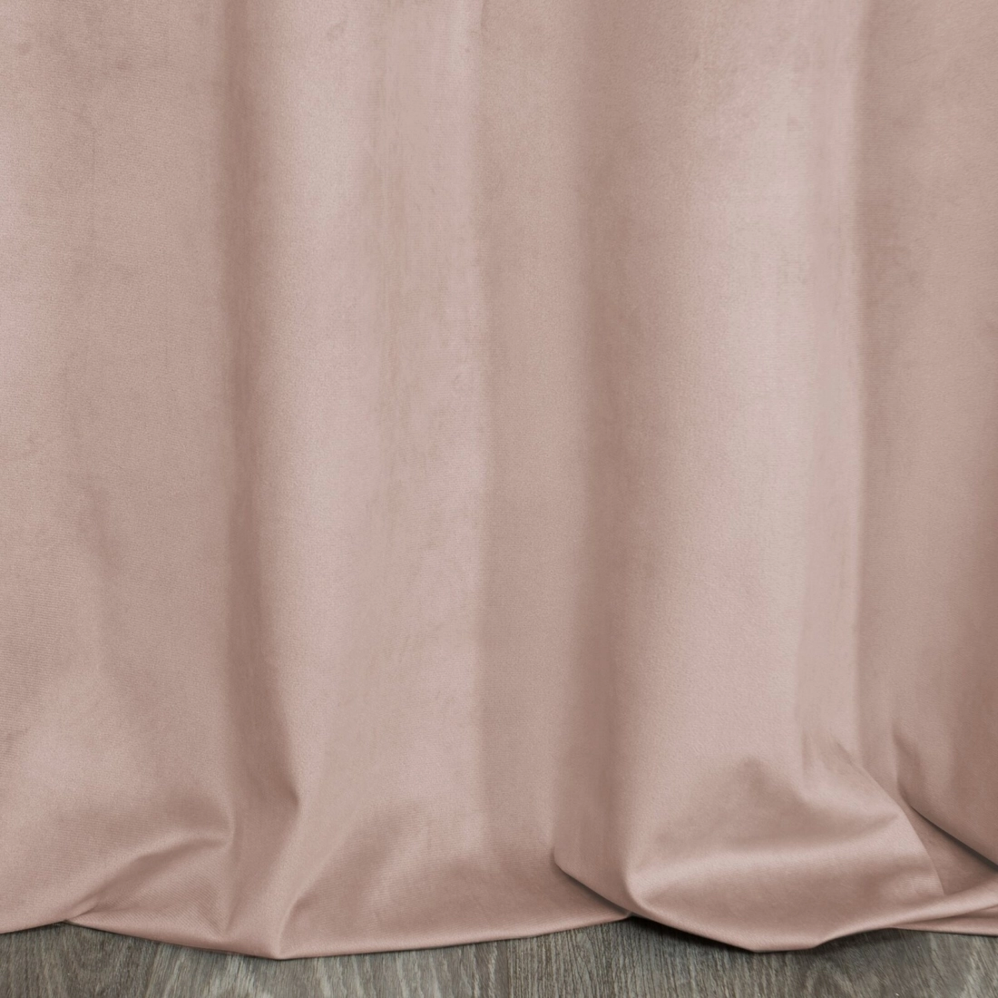 Záves 140x250 cm zamatový púdrovoružový na kovové krúžky PERI