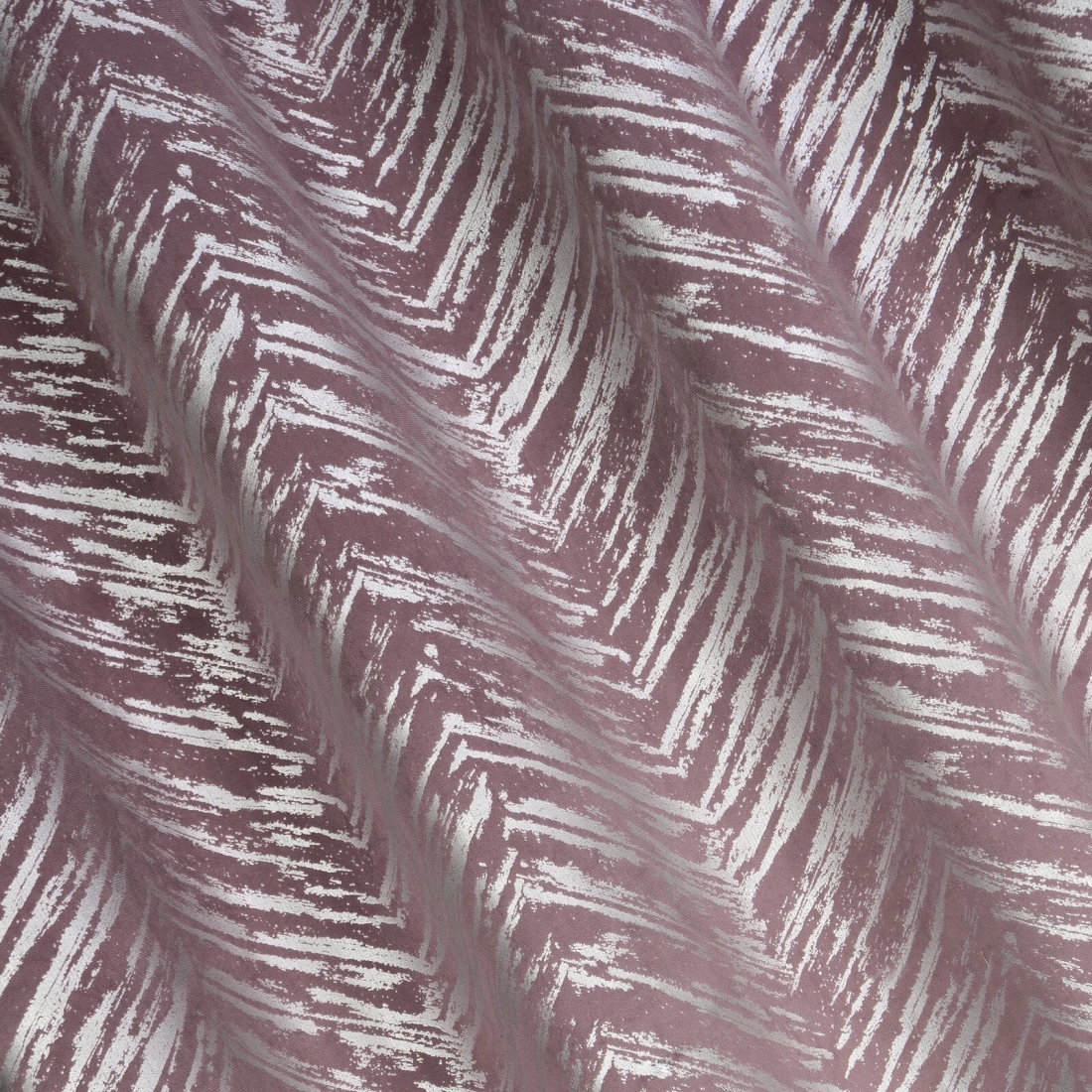 Záves 140x250 cm zamatový púdrovoružový na kovové krúžky SARA