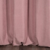 Záves 140x250 cm zamatový ružový na kovové krúžky ADA