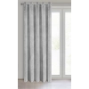 Záves 140x250 cm zamatový sivý na kovové krúžky VILLA