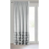 Záves 140x250 cm zamatový sivý na riasiacu pásku DANI