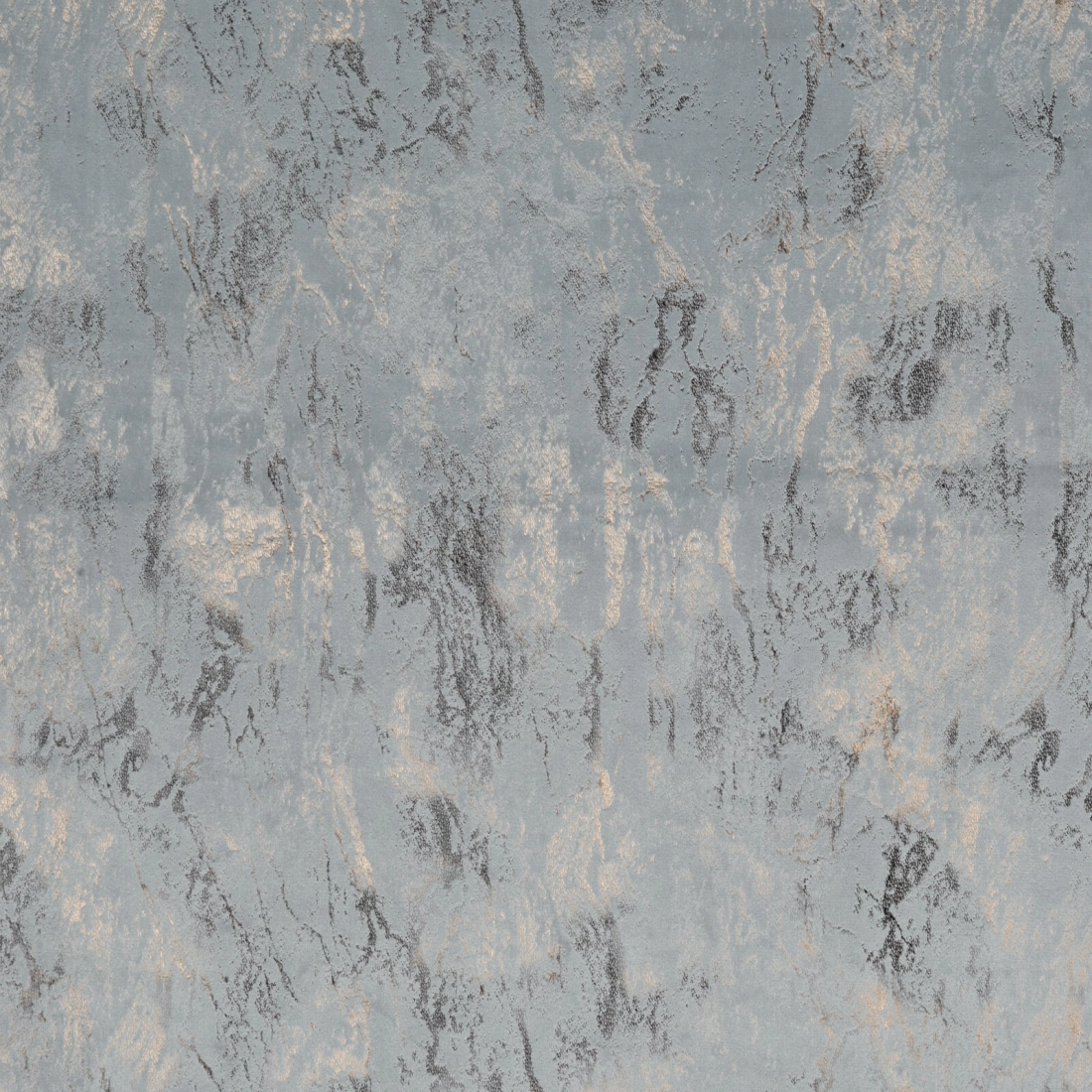 Sametový závěs 140x250 cm ve stříbrno zlaté barvě na kovových kroužcích KORNELIA