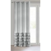 Záves 140x250 cm zamatový strieborný na kovové krúžky DANI