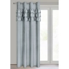 Záves 140x250 cm zamatový strieborný na kovové krúžky SAMI