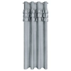 Záves 140x250 cm zamatový strieborný na kovové krúžky SAMI