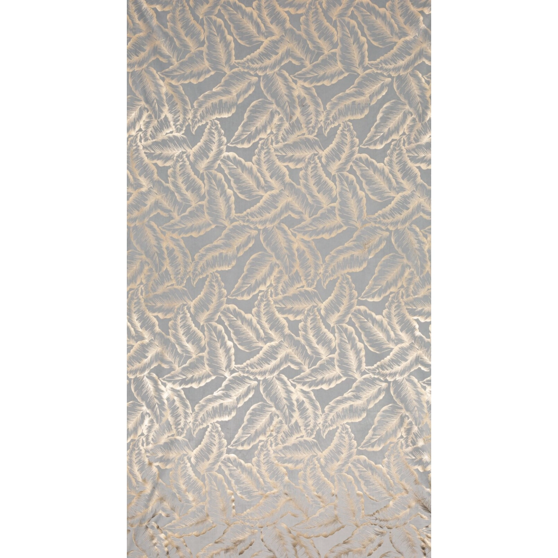 Záves 140x250 cm zamatový strieborný šampanský na kovové krúžky MILENA