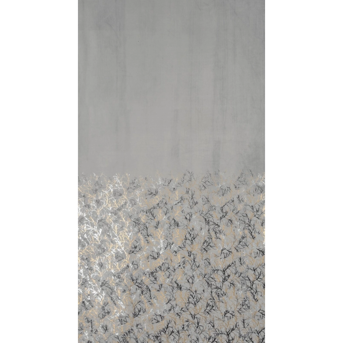 Záves 140x250 cm zamatový strieborný šampanský na kovové krúžky TORI