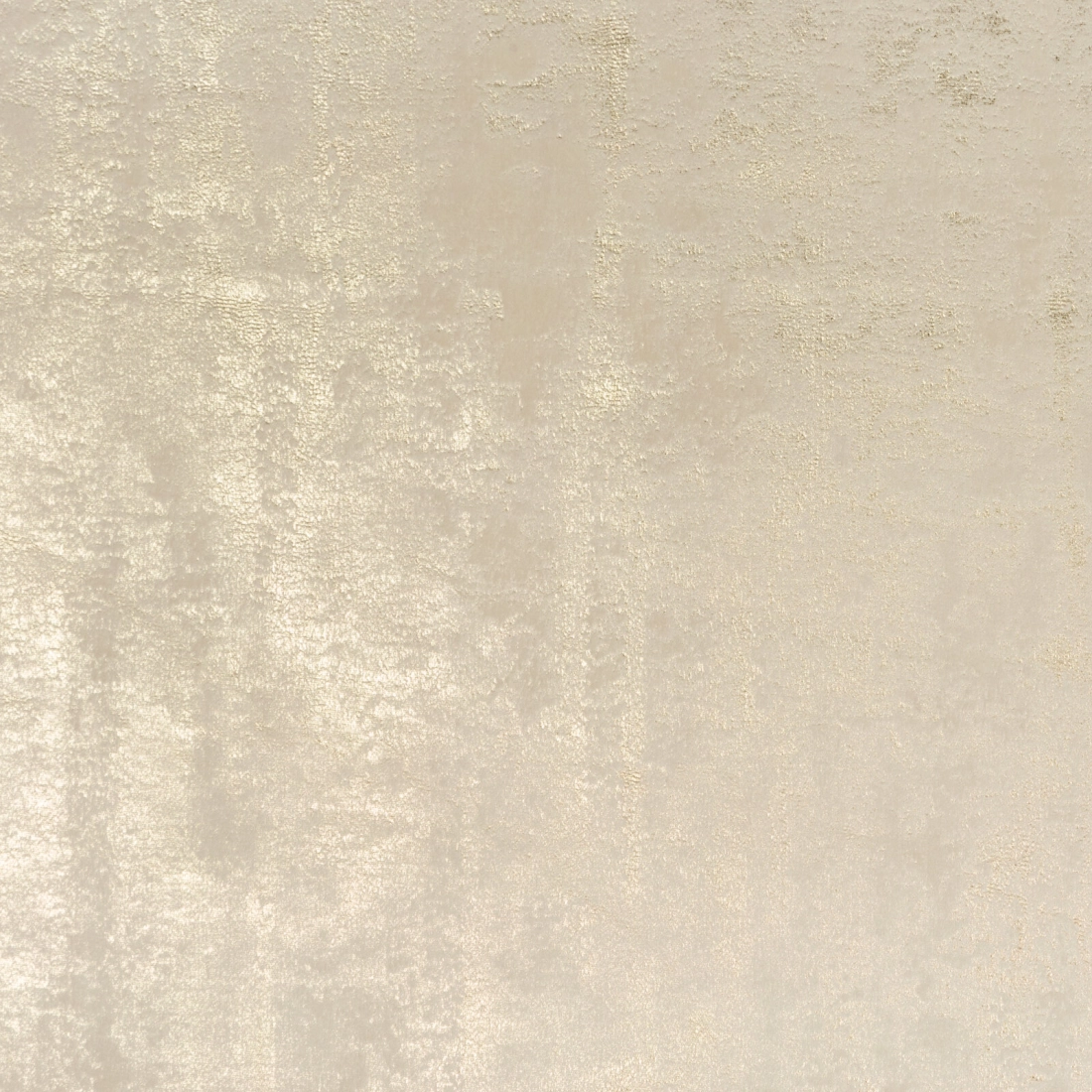 Záves 140x250 cm zamatový svetlobéžový zlatý na kovové krúžky RENIA