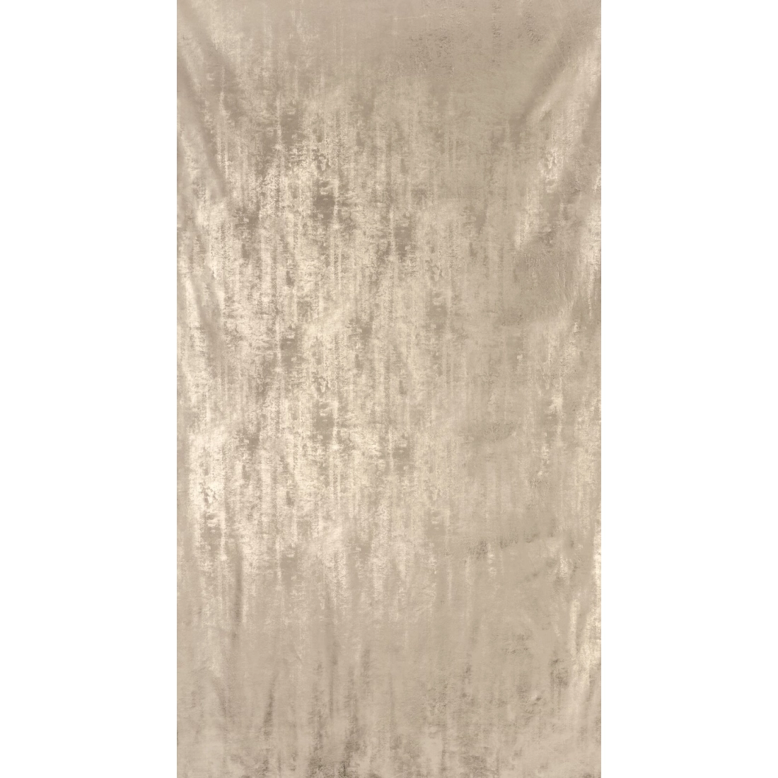 Sametový závěs 140x250 cm světle béžový zlatý na kovových kroužcích RENIA