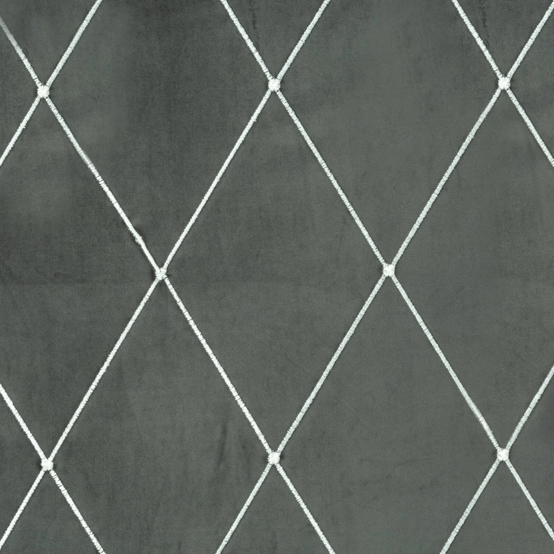 Záves 140x250 cm zamatový svetlosivý a strieborný na kovové krúžky MARGO Pierre Cardin