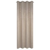 Sametový závěs 140x250 cm tmavě béžový na kovové kroužky DARA