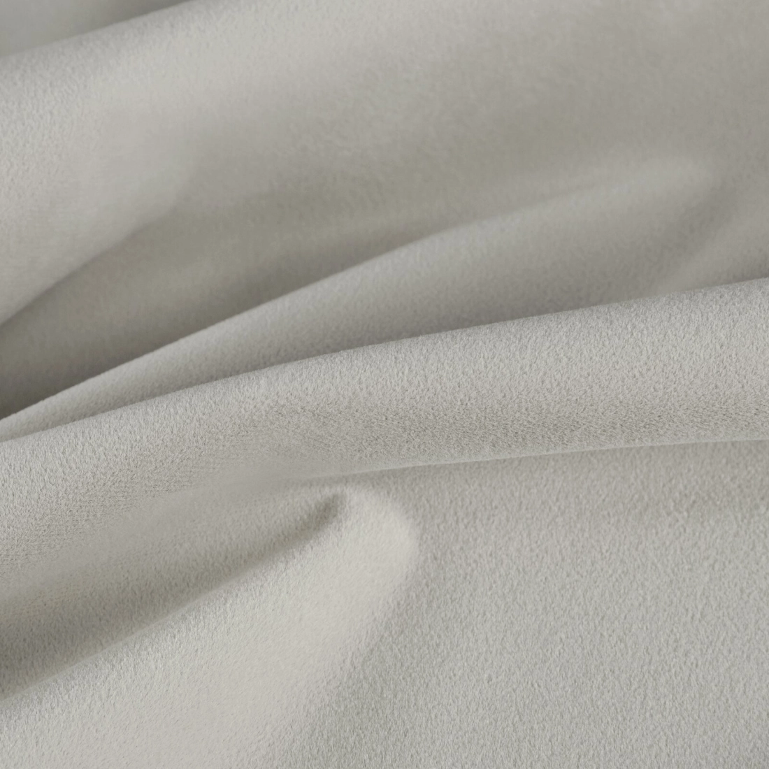 Sametový závěs 140x250 cm tmavě béžový na kovové kroužky NITA