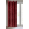 Závěs 140x250 cm sametový tmavě bordó na kovové kroužky RIA AMAROSA