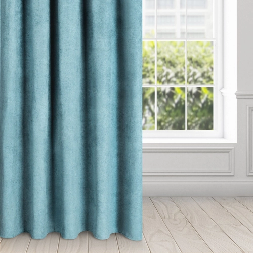 Záves 140x250 cm zamatový tmavomätový na riasiacu pásku AMAYA Diva Line