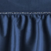 Závěs 140x250 cm sametový tmavě modrý na kovové kroužky SAMI