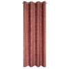 Záves 140x250 cm zamatový tmavoružový na kovové krúžky OCTAVIA