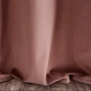 Sametový závěs 140x250 cm tmavě růžový na kovových kroužcích PIERRE