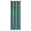 Záves 140x250 cm zamatový tmavotyrkysový na kovové krúžky PERI