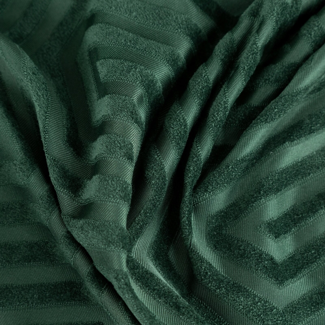 Záves 140x250 cm zamatový tmavozelený na kovové krúžky INGA Pierre Cardin