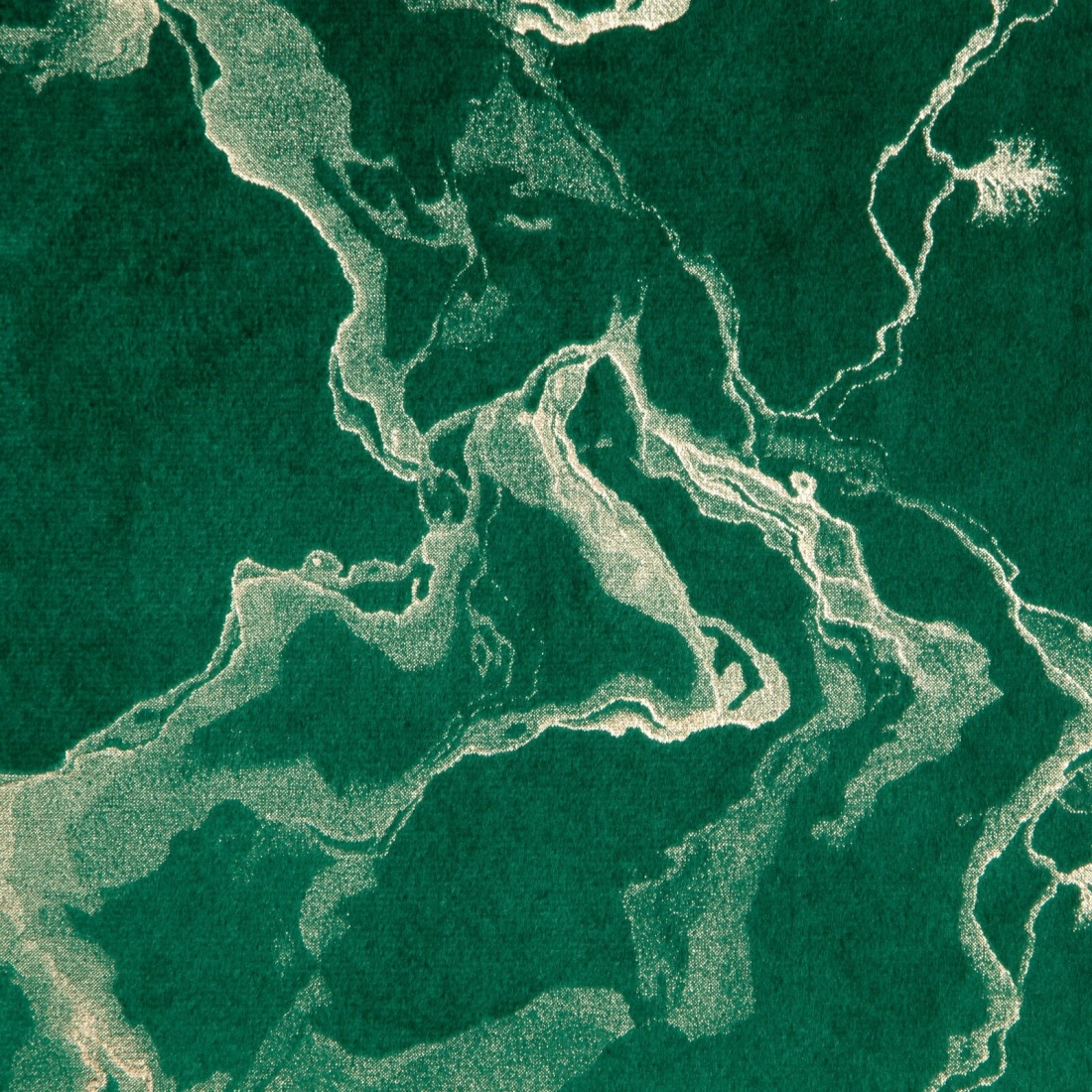 Závěs 140x250 cm sametový tmavě zelený šampaňský na kovové kroužky RAJA