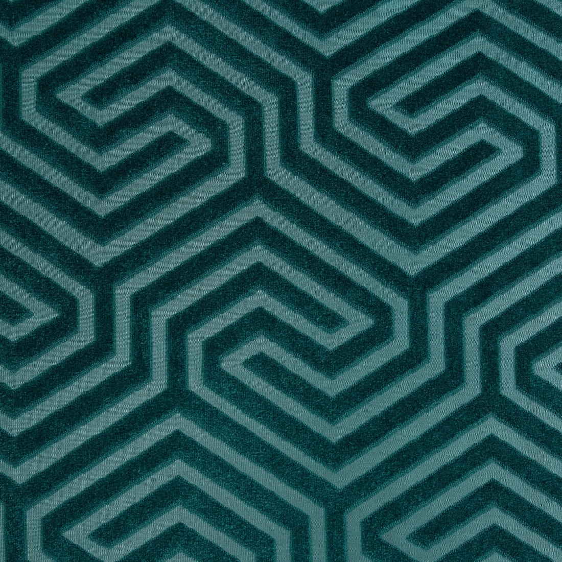 Záves 140x250 cm zamatový tyrkysový na kovové krúžky INGA - Pierre Cardin