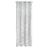 Záves 140x250 cm zamatový velúrový biely strieborný na kovové krúžky ZARIA