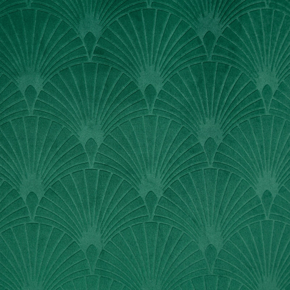 Záves 140x250 cm zamatový zelený na kovové krúžky JULIA