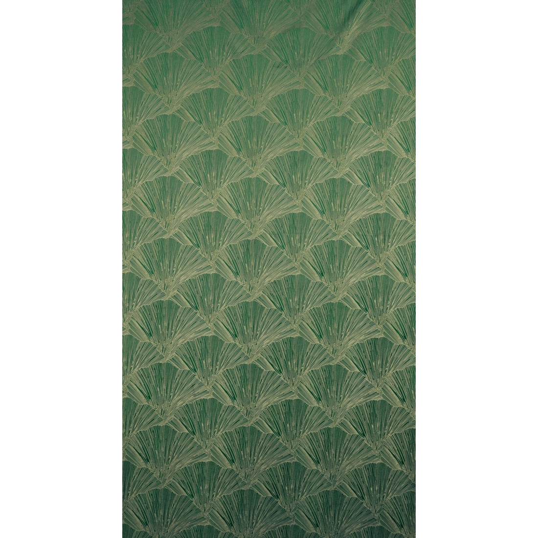 Záves 140x250 cm zamatový zelený, šampanský na kovové krúžky GOJA Pierre Cardin