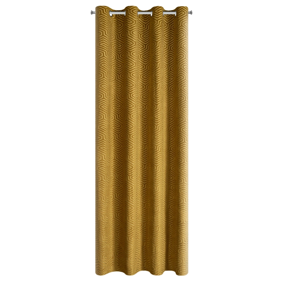 Záves 140x250 cm zamatový zlatý na kovové krúžky INGA Pierre Cardin