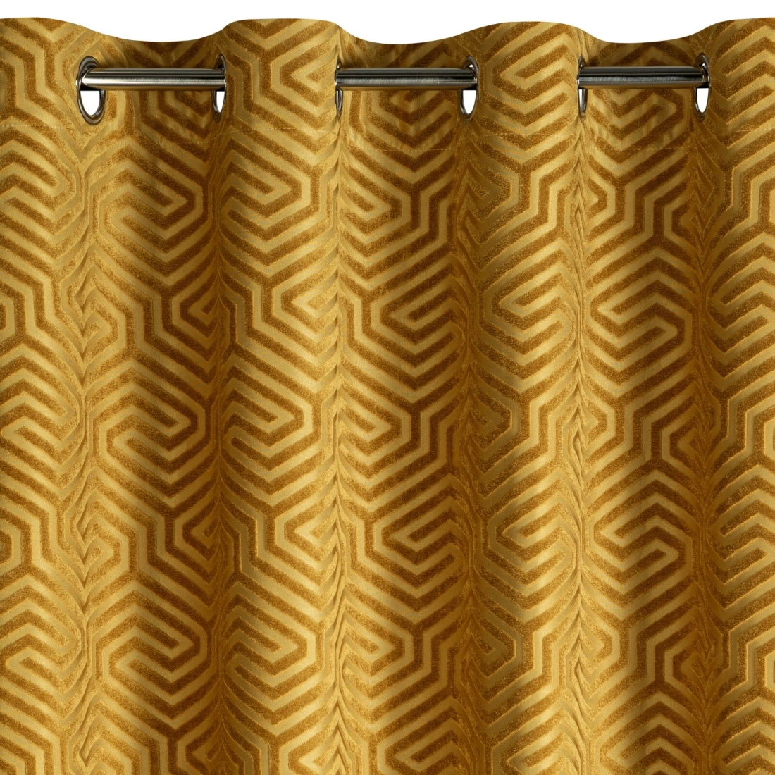 Záves 140x250 cm zamatový zlatý na kovové krúžky INGA Pierre Cardin