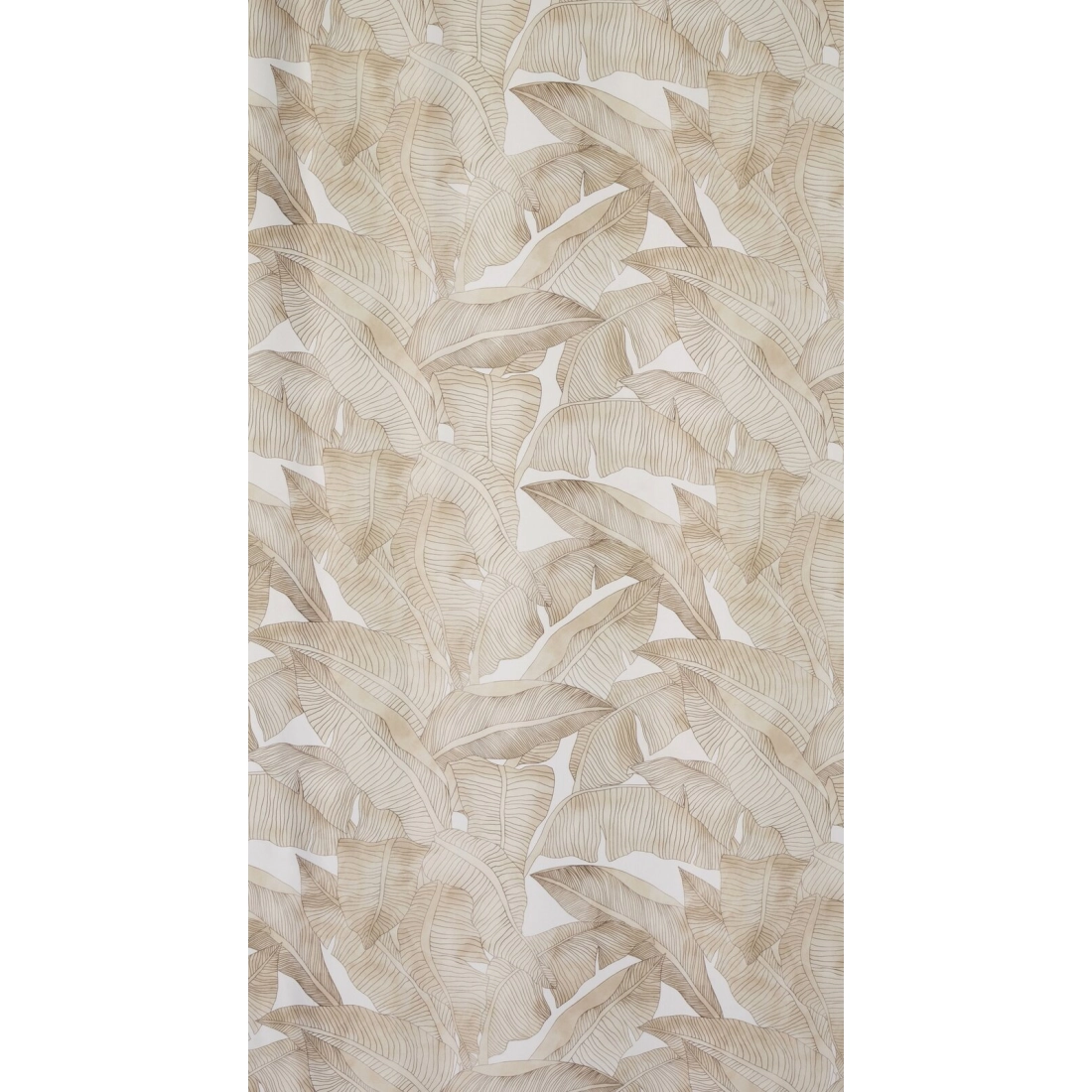 Závěs 140 x 250 cm zatemňovací bílo-béžový na kovových kroužcích SAMIRA