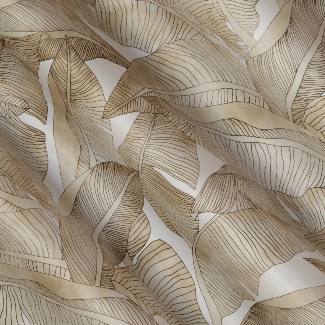 Závěs 140 x 250 cm zatemňovací bílo-béžový na kovových kroužcích SAMIRA