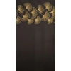 Záves 140x250 cm zatemňovací hnedý zlatý na kovové krúžky HARMONY