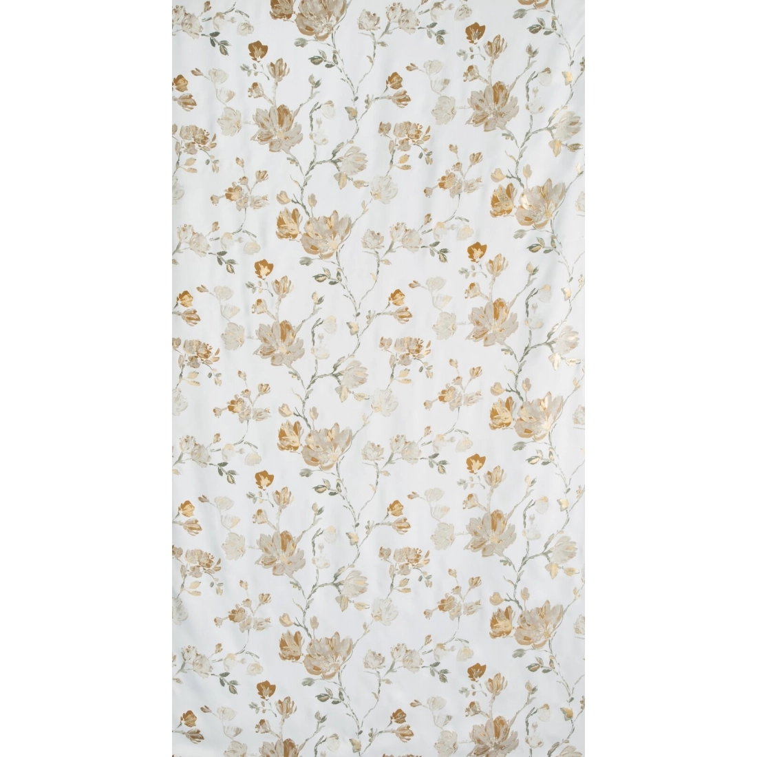 Záves 140x250 cm zatemňujúci bielo béžový na kovové krúžky NELIA