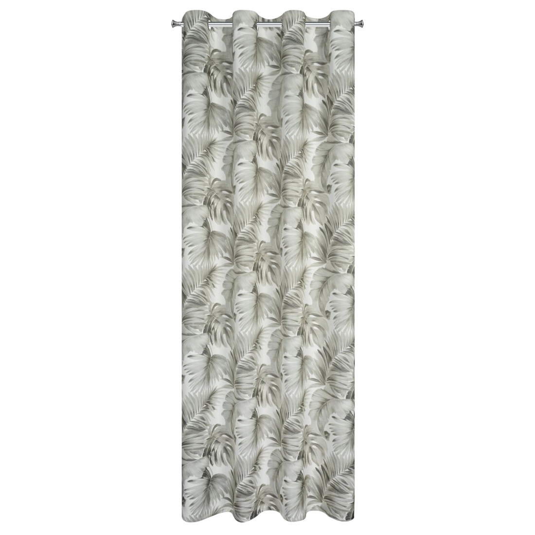 Závěs 140x250 cm zatemňovací bílo-béžový na kovové kroužky ZORA