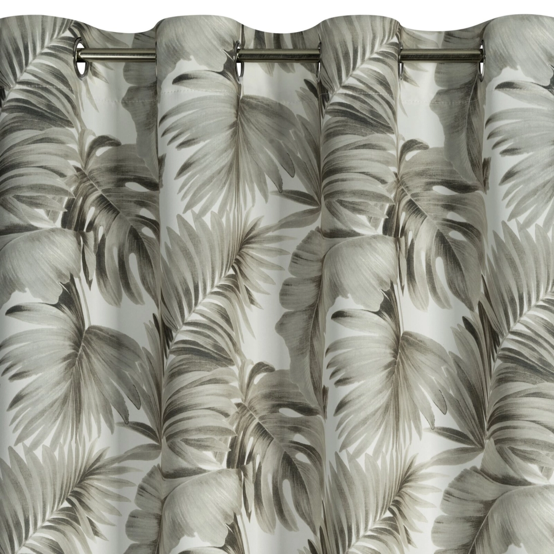 Závěs 140x250 cm zatemňovací bílo-béžový na kovové kroužky ZORA