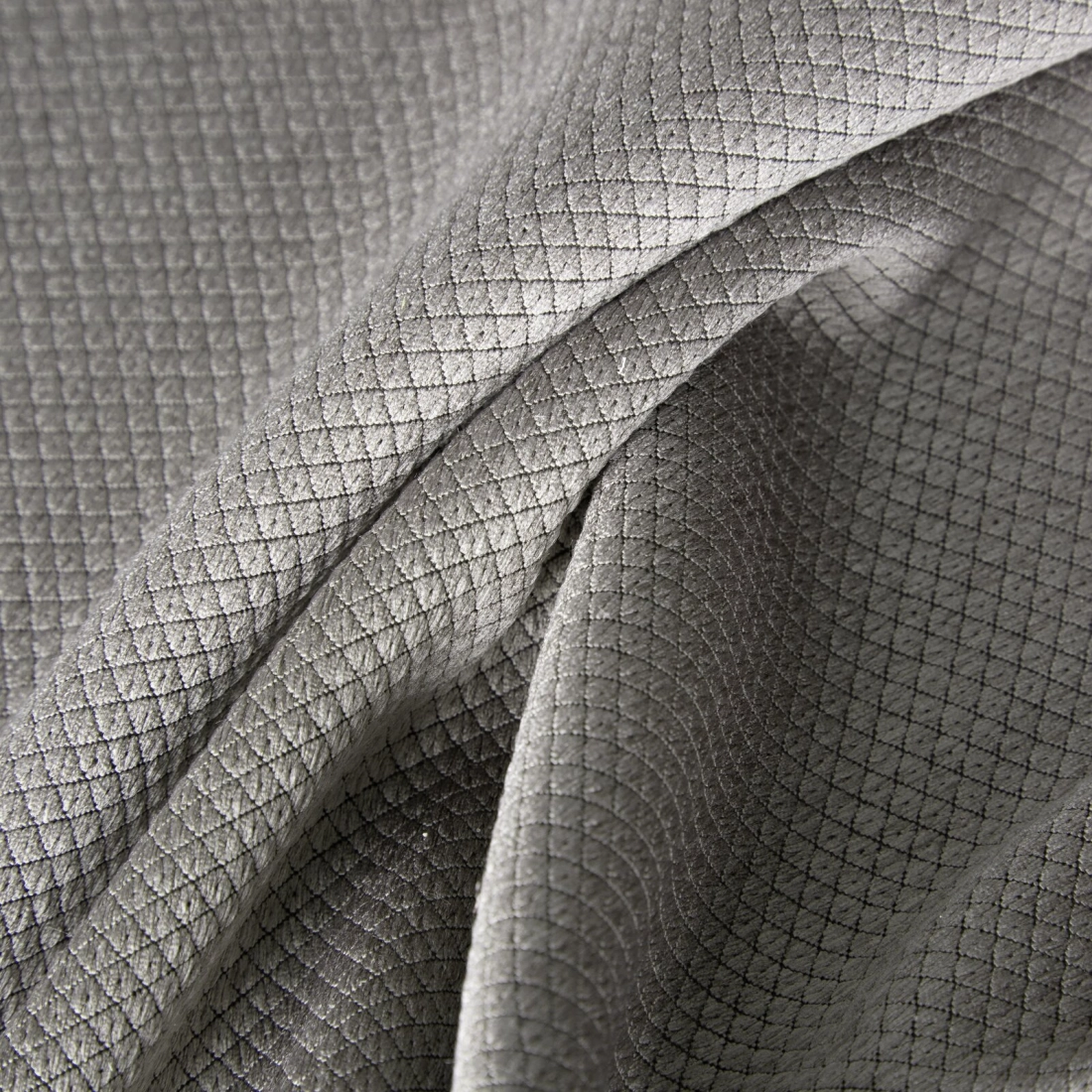 Zatemňovací závěs 140 x 250 cm šedobéžový na kovových kroužcích AMARO