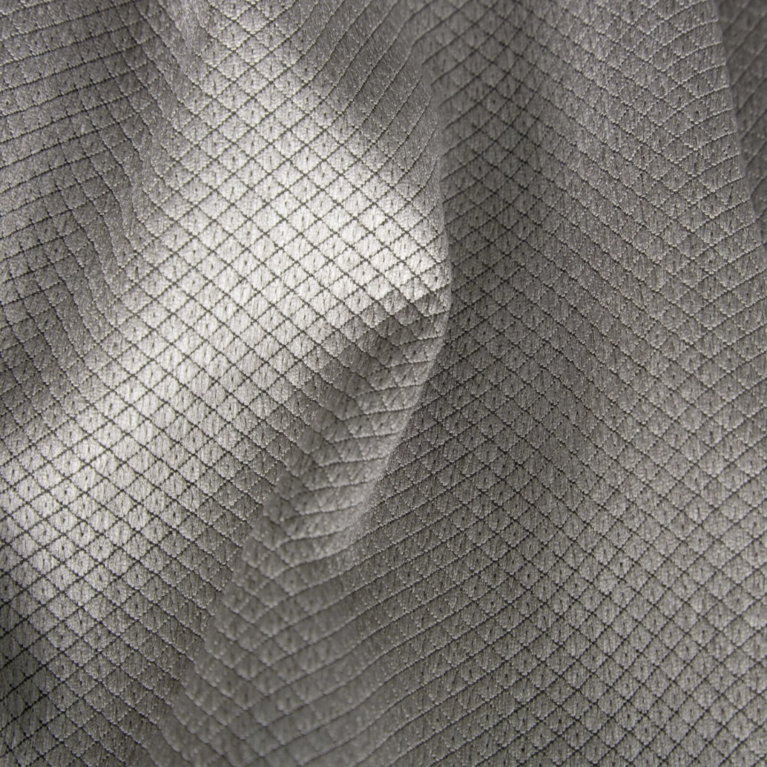 Zatemňovací závěs 140 x 250 cm šedobéžový na kovových kroužcích AMARO