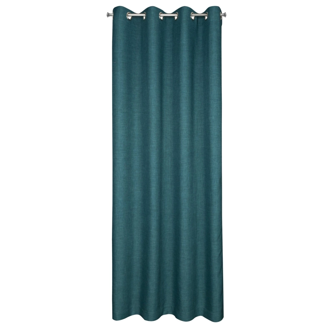 Záves 140x250 cm zatemňujúci tmavotyrkysový na kovové krúžky MOROCCO TERRA COLLECTION