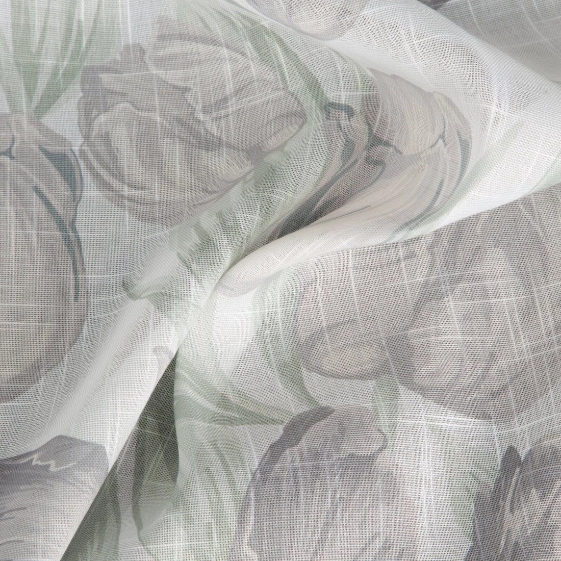 Záves 140x250 cm zelený na kovové krúžky MILLIE