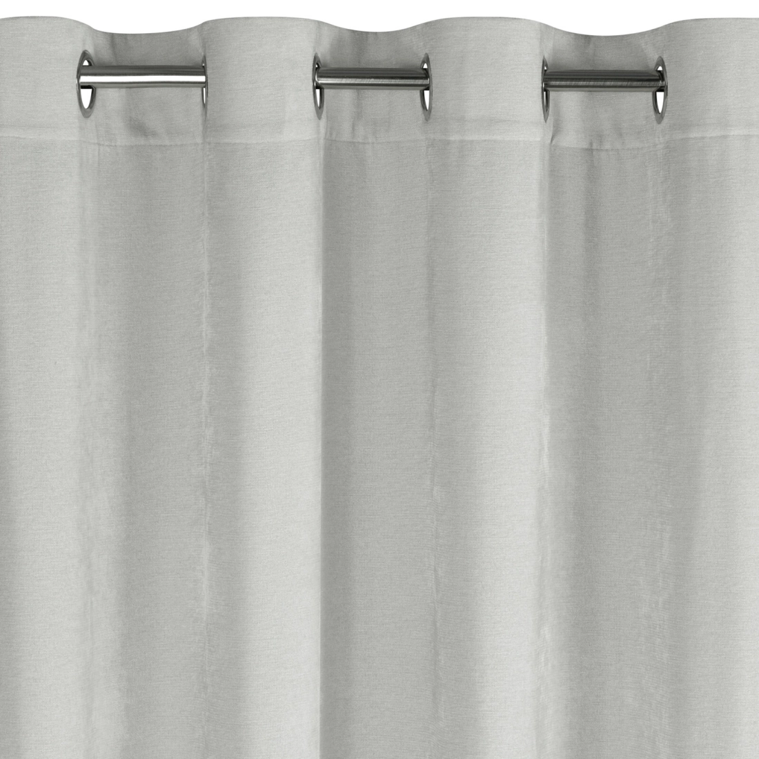 Záves 140x250 cm ženilkový platinový na kovové krúžky VANI