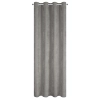 Záves 140x250 cm ženilkový sivý na kovové krúžky VANI